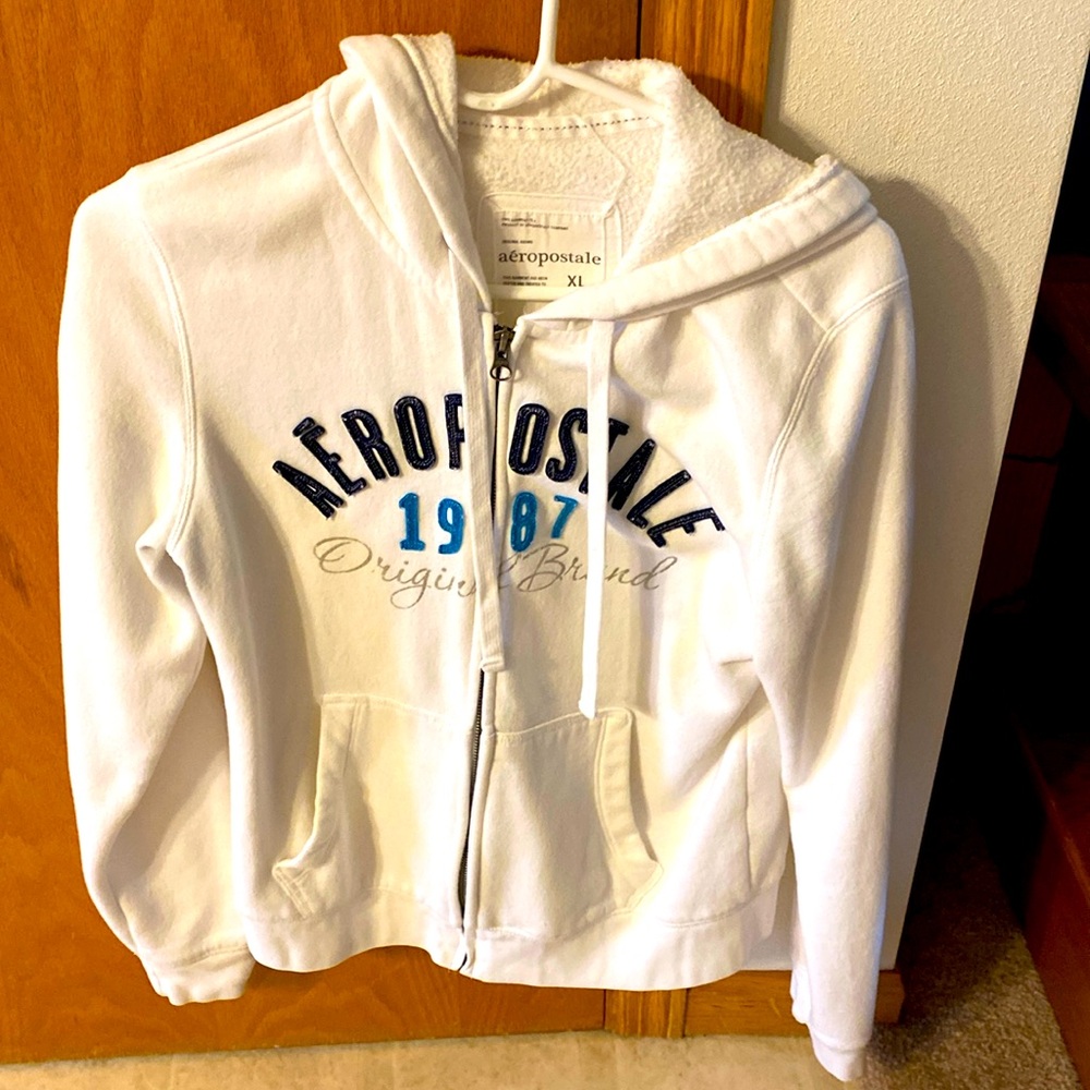 Aeropostale hooded zip sweatshirt